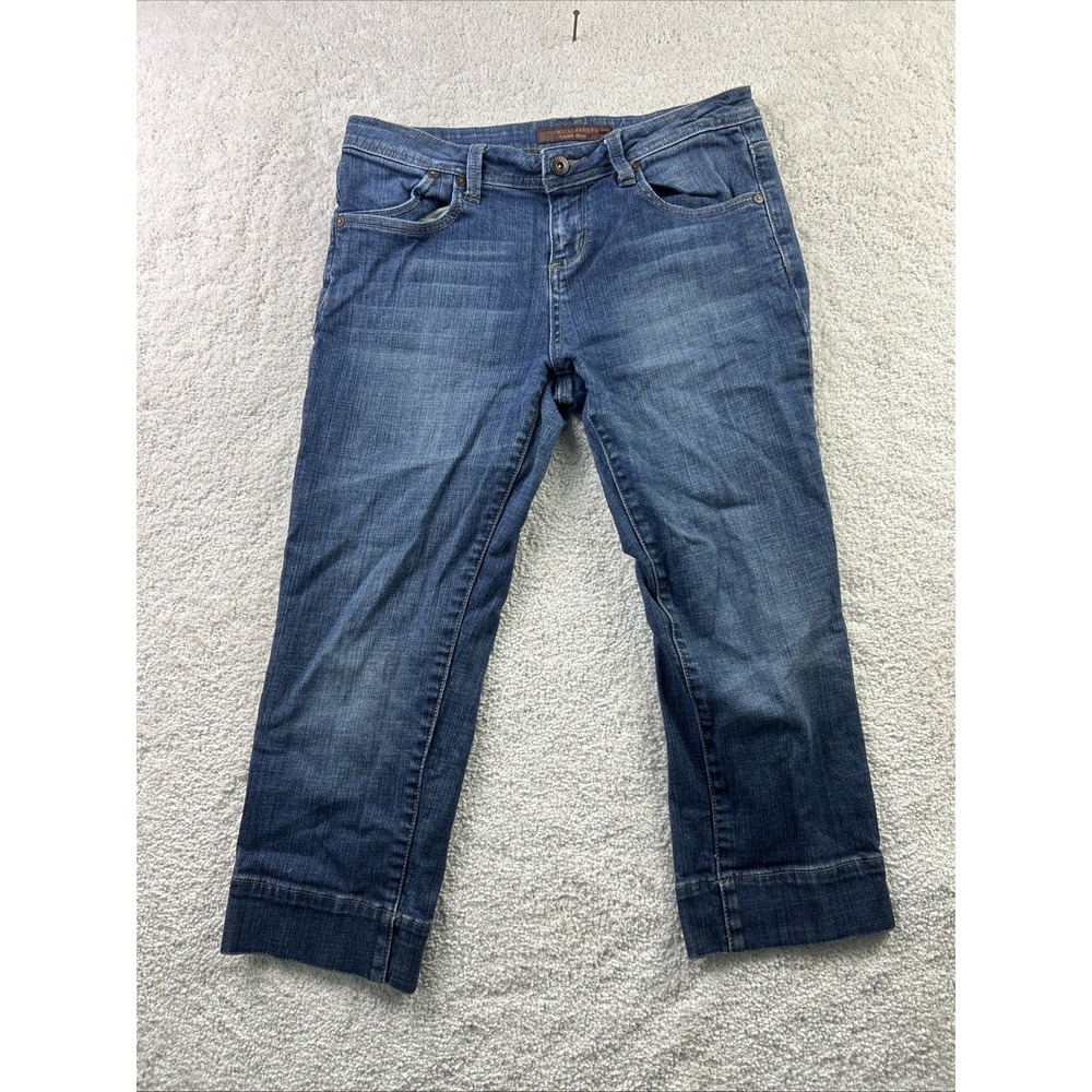 The Limited Jeans Womens 6‎ Blue Denim Capri Jeans Womens 21 Inseam